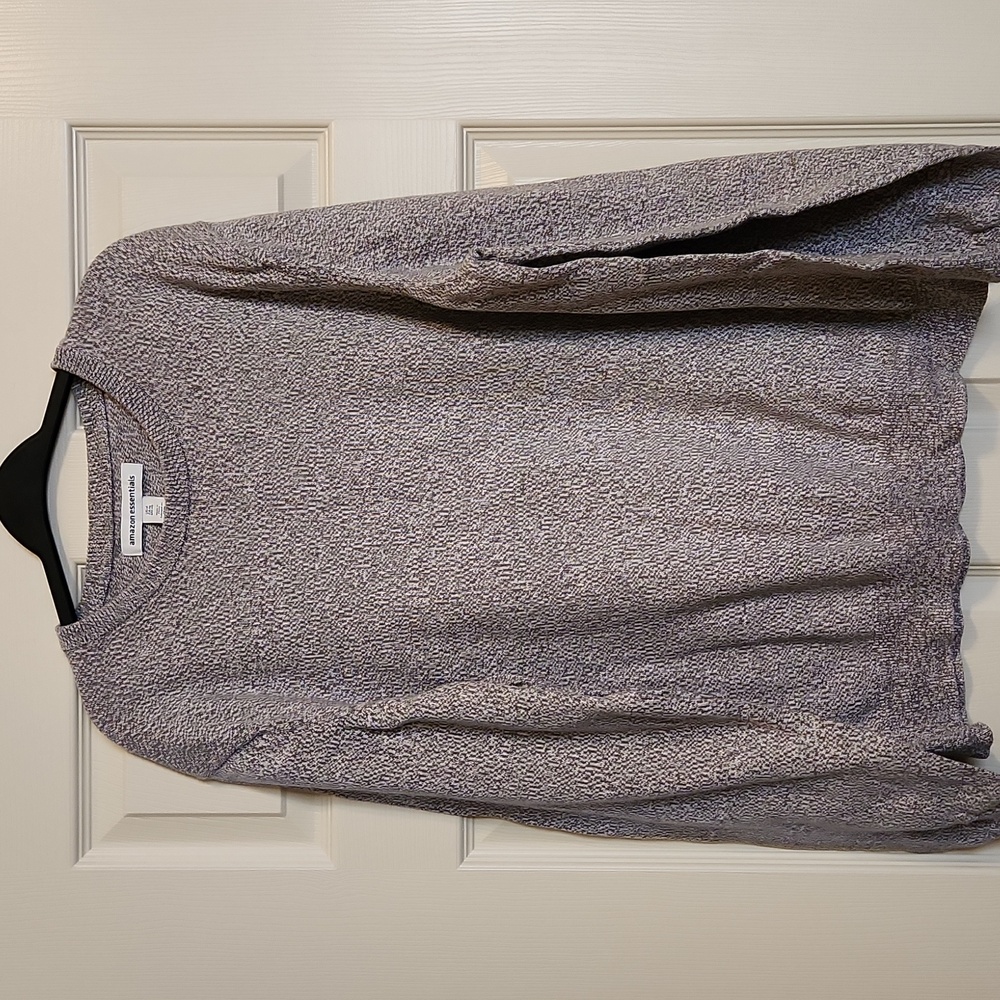 Amazon Essentials marled gray men's crewneck sweater, XL